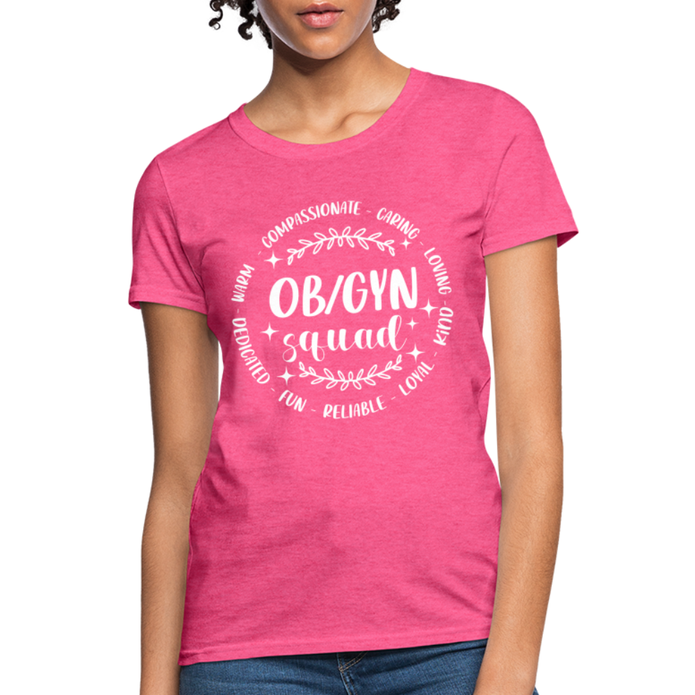 OBGYN Squad : Women's T-Shirt (Gynecology) - heather pink