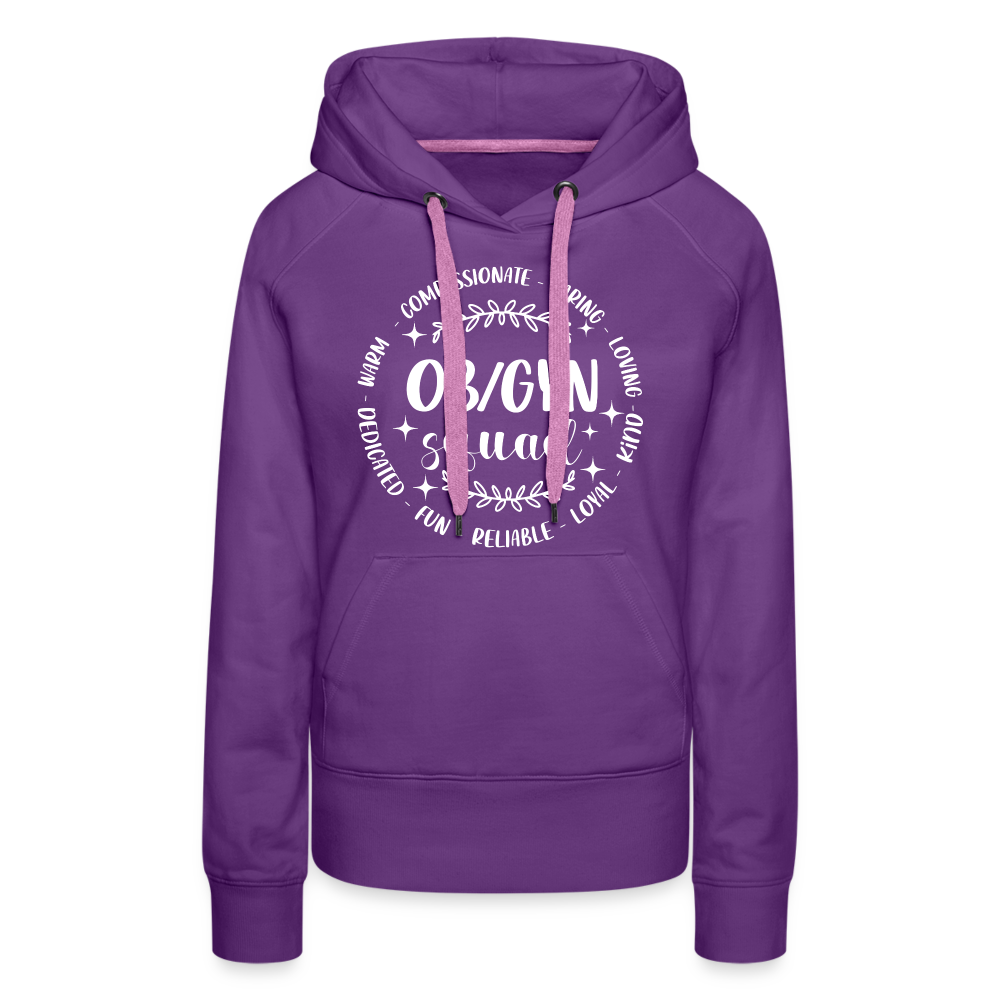 OBGYN Squad : Women’s Premium Hoodie (Gynecology) - purple 