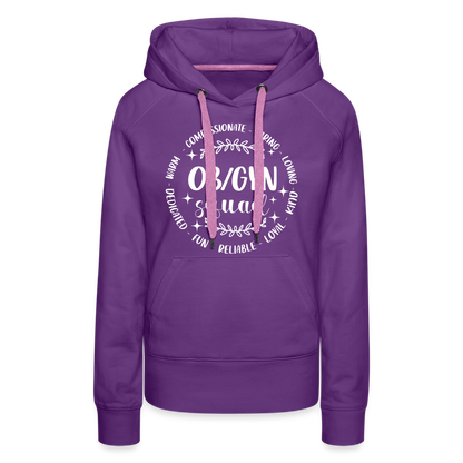 OBGYN Squad : Women’s Premium Hoodie (Gynecology) - purple 