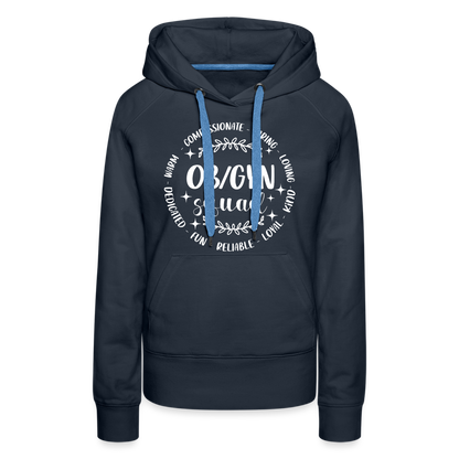 OBGYN Squad : Women’s Premium Hoodie (Gynecology) - navy