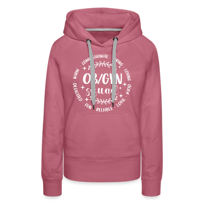 OBGYN Squad : Women’s Premium Hoodie (Gynecology) - mauve