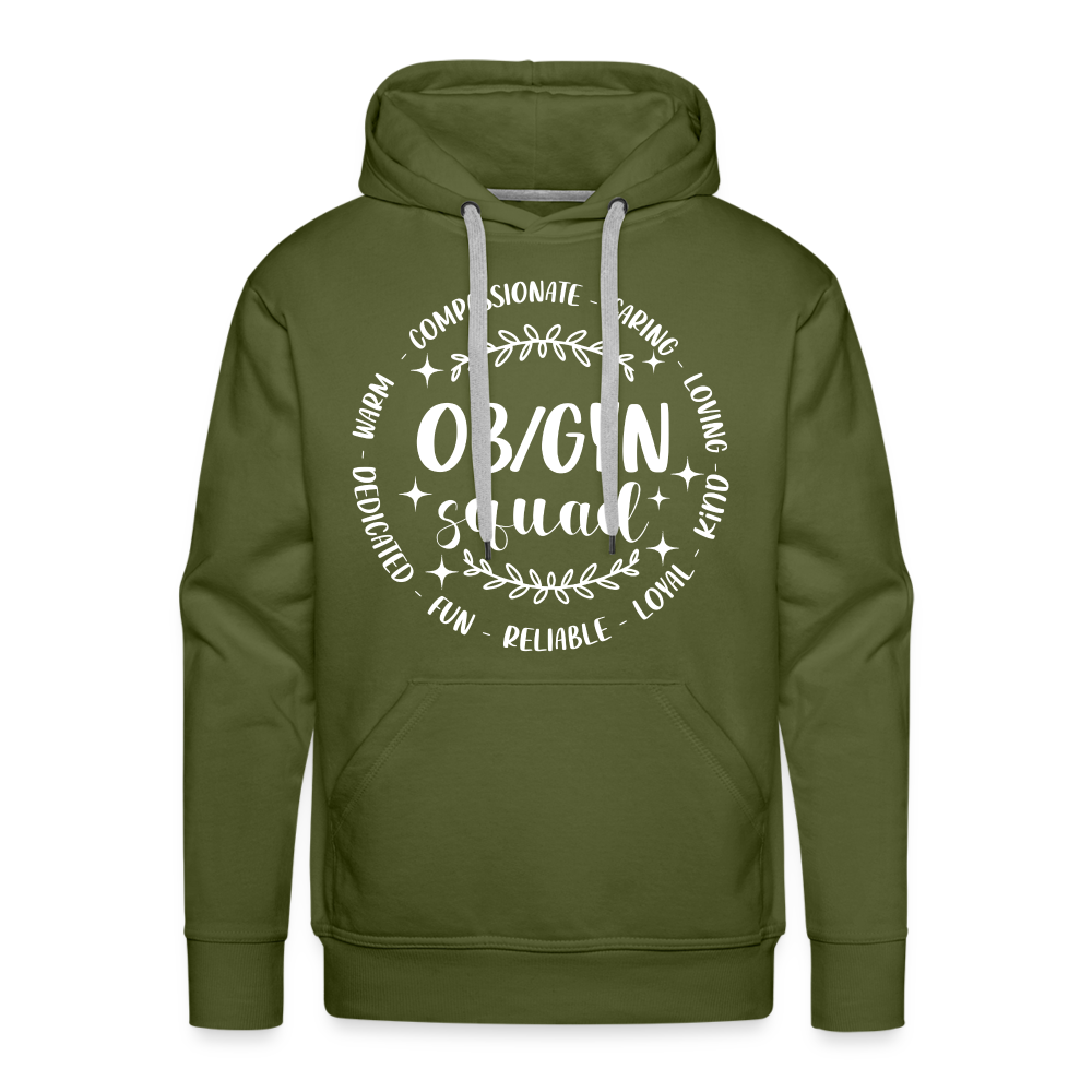 OBGYN Squad : Men’s Premium Hoodie (Gynecology) - olive green