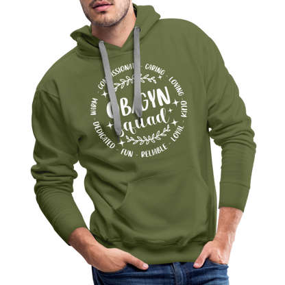 OBGYN Squad : Men’s Premium Hoodie (Gynecology) - olive green