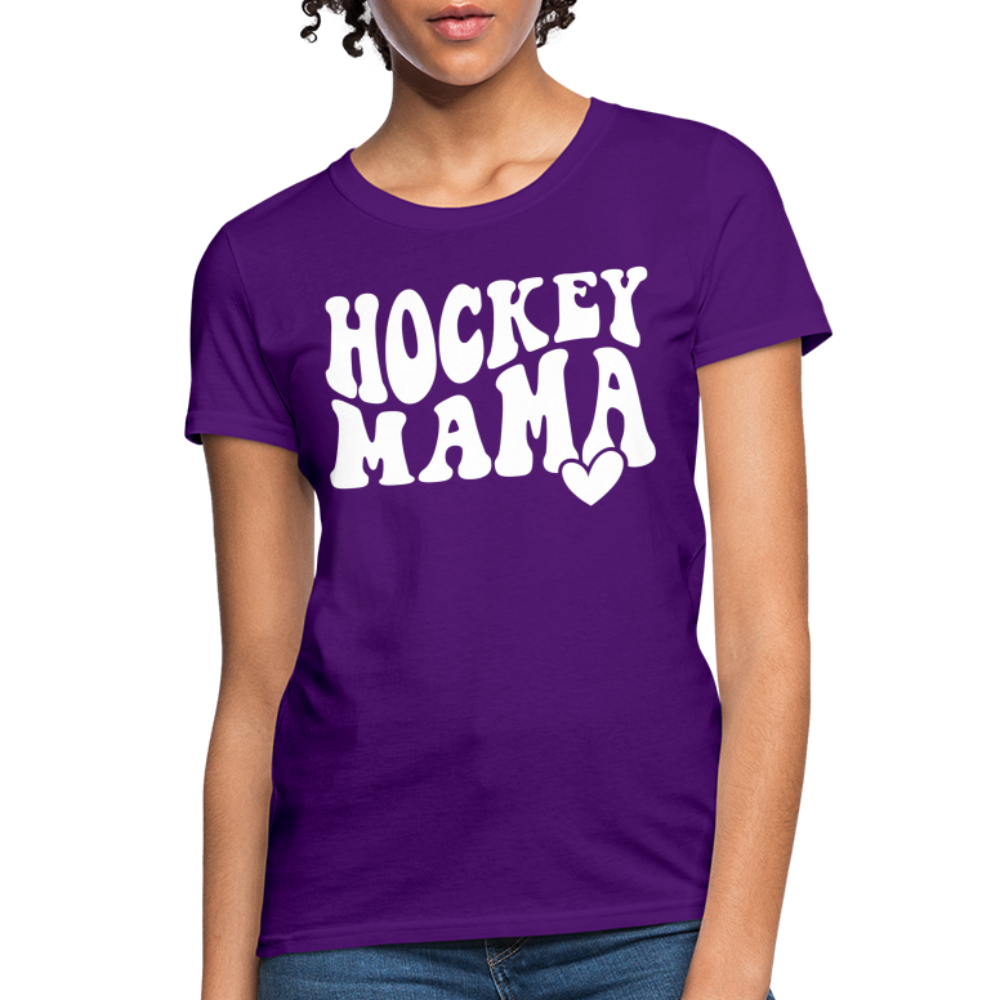Hockey Mama : Women's T-Shirt - purple
