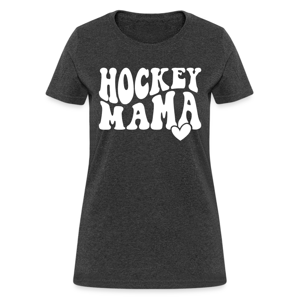 Hockey Mama : Women's T-Shirt - heather black