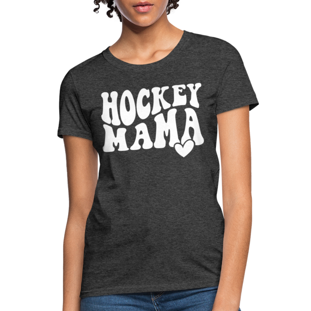 Hockey Mama : Women's T-Shirt - heather black