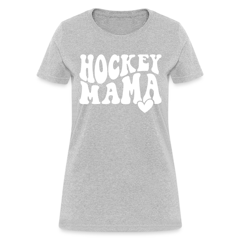 Hockey Mama : Women's T-Shirt - heather gray