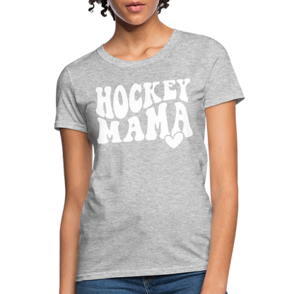 Hockey Mama : Women's T-Shirt - heather gray
