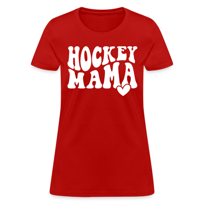Hockey Mama : Women's T-Shirt - red