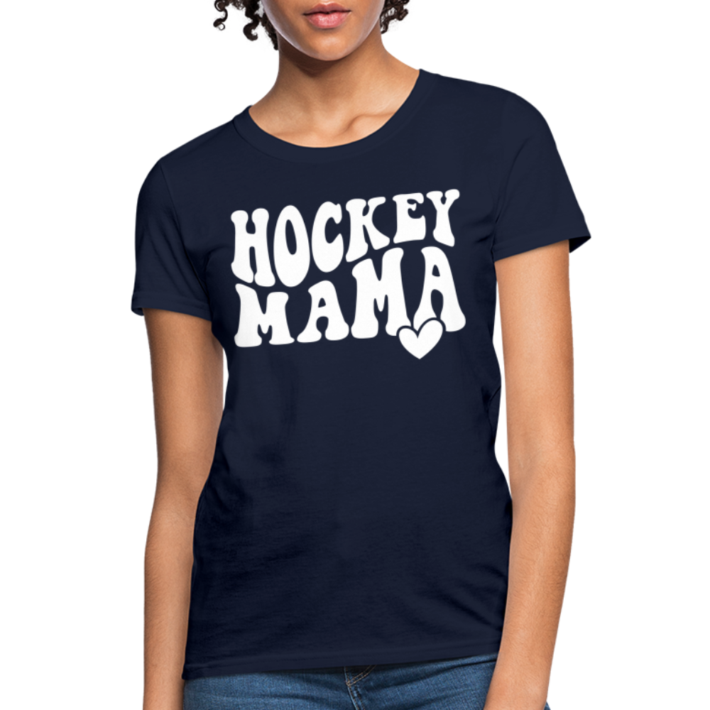 Hockey Mama : Women's T-Shirt - navy