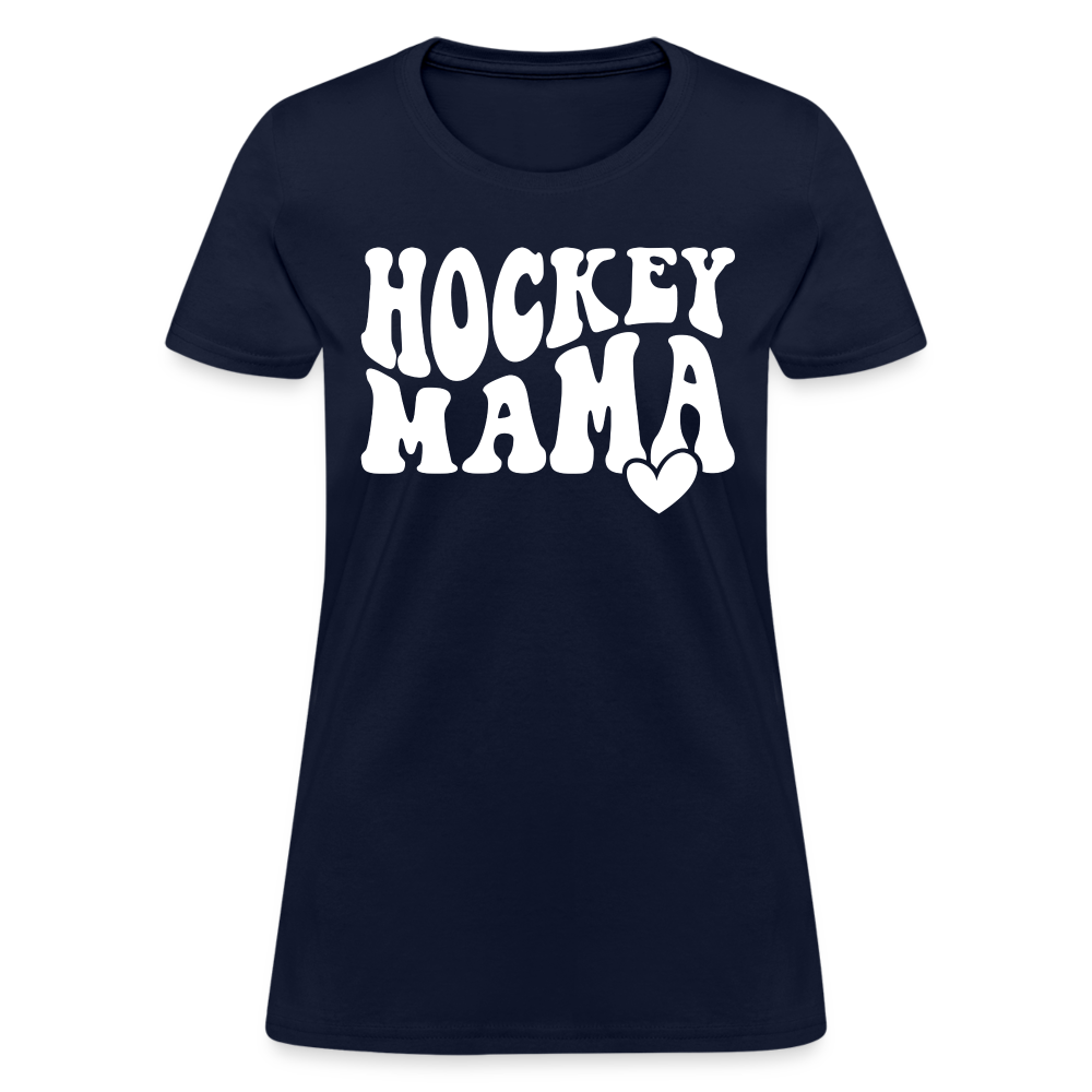 Hockey Mama : Women's T-Shirt - navy
