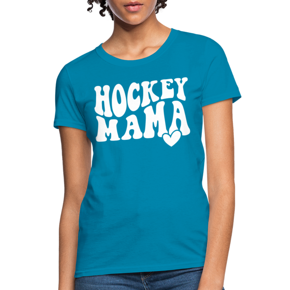 Hockey Mama : Women's T-Shirt - turquoise