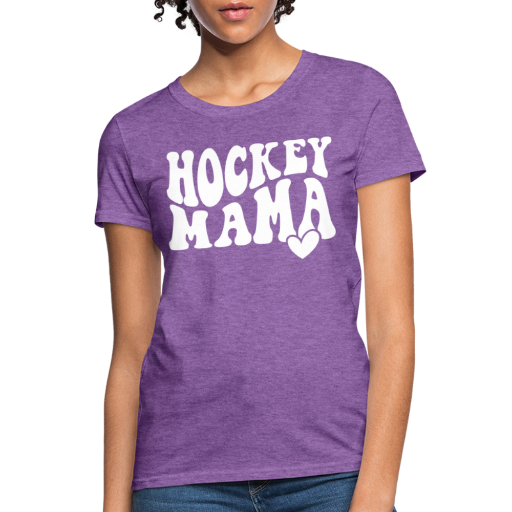 Hockey Mama : Women's T-Shirt - purple heather