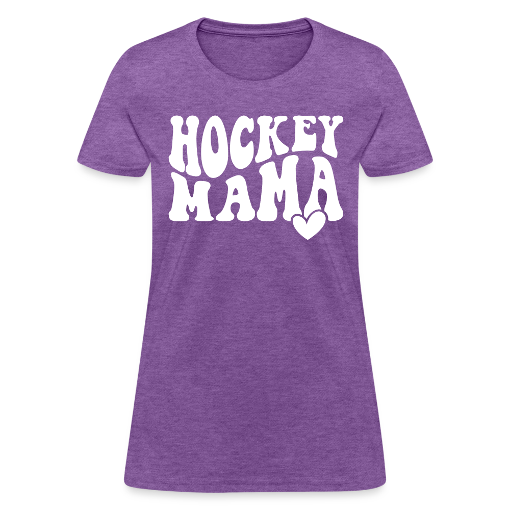 Hockey Mama : Women's T-Shirt - purple heather