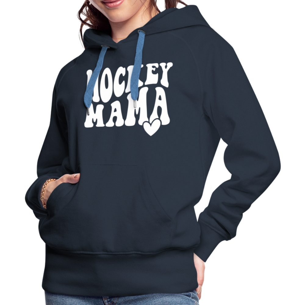 Hockey Mama : Women’s Premium Hoodie - navy