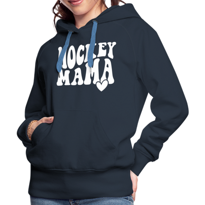 Hockey Mama : Women’s Premium Hoodie - navy