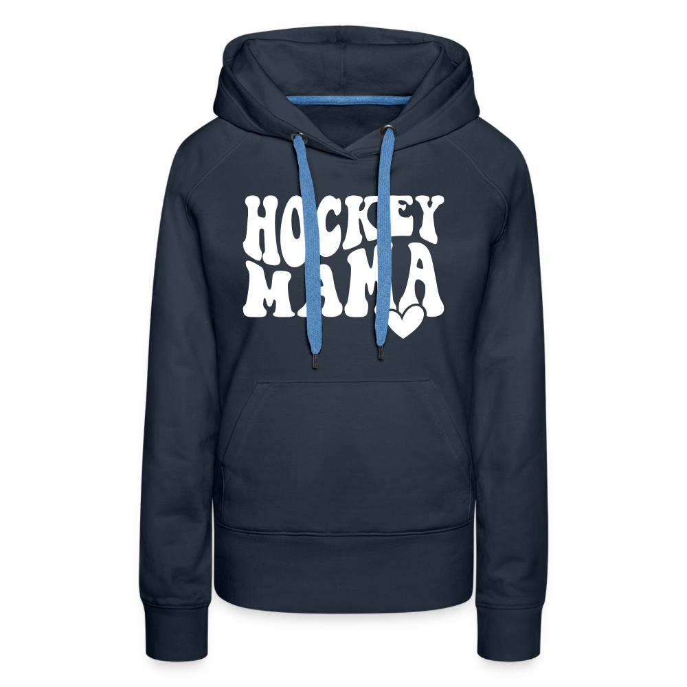 Hockey Mama : Women’s Premium Hoodie - navy