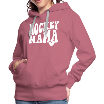 Hockey Mama : Women’s Premium Hoodie - mauve