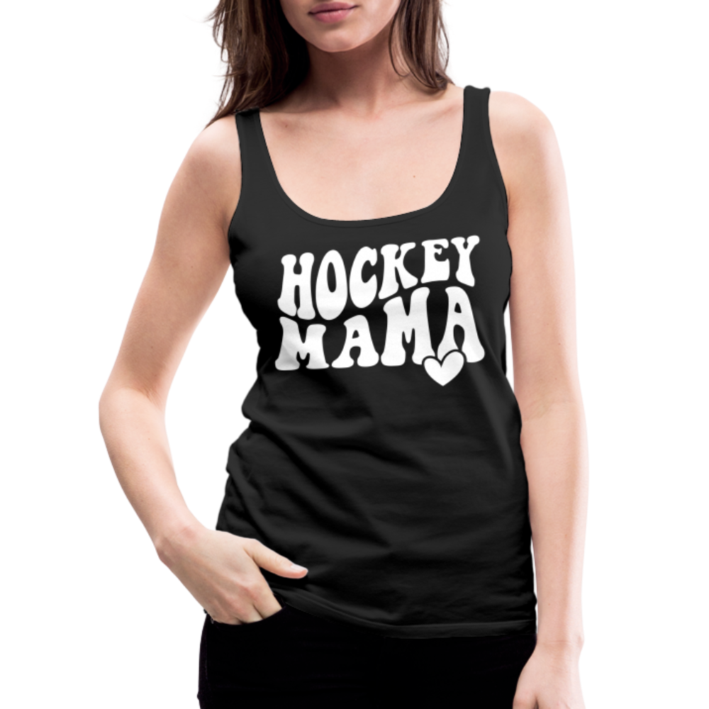 Hockey Mama : Women’s Premium Tank Top - black