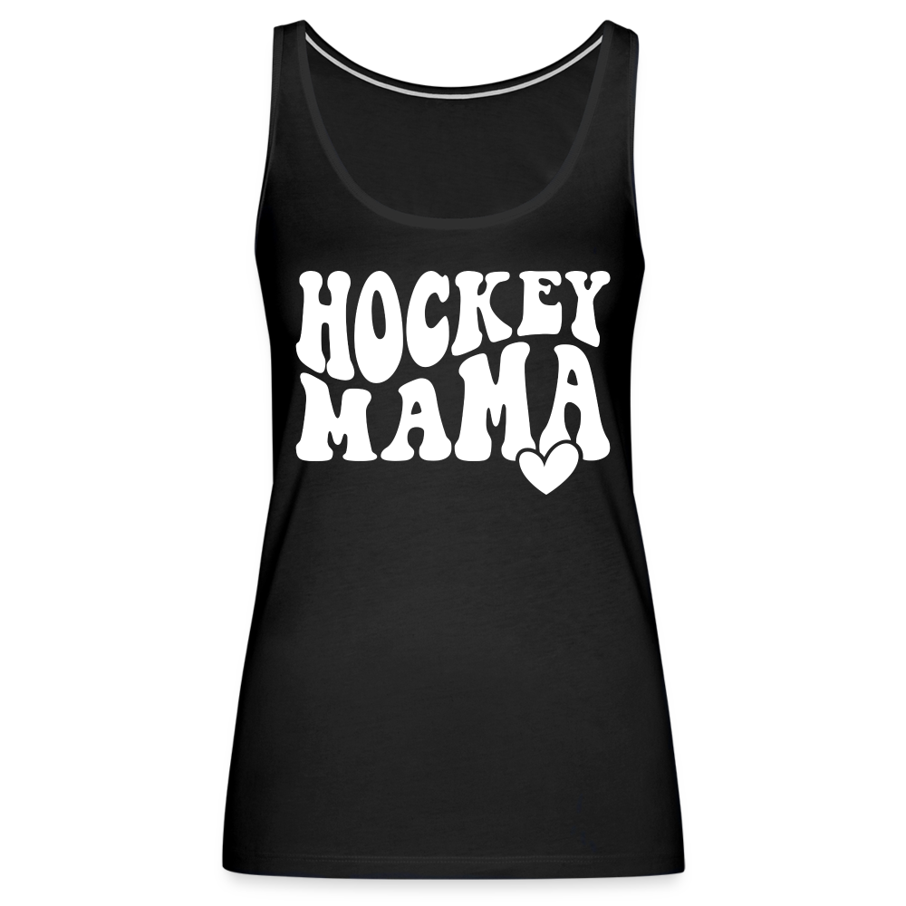 Hockey Mama : Women’s Premium Tank Top - black
