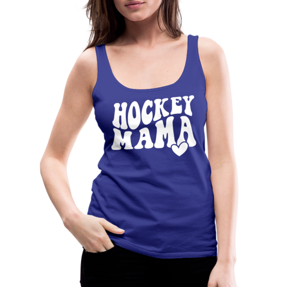 Hockey Mama : Women’s Premium Tank Top - royal blue