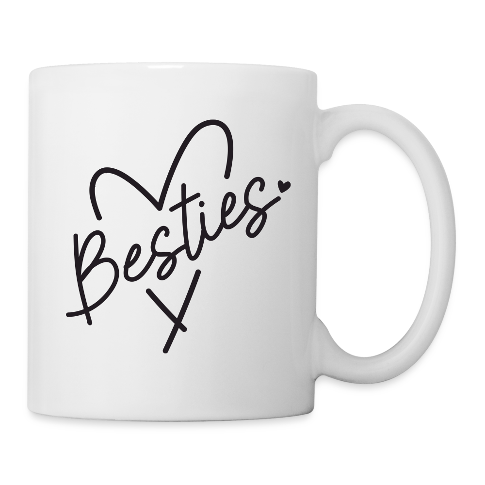 Besties : Coffee Mug (Best Friends) - white