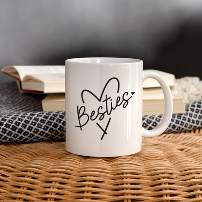 Besties : Coffee Mug (Best Friends) - white