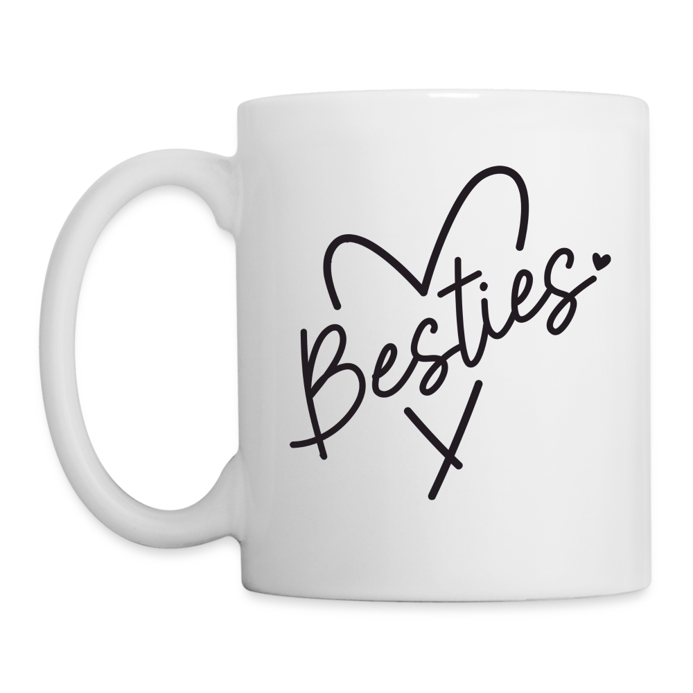 Besties : Coffee Mug (Best Friends) - white