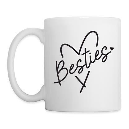 Besties : Coffee Mug (Best Friends) - white