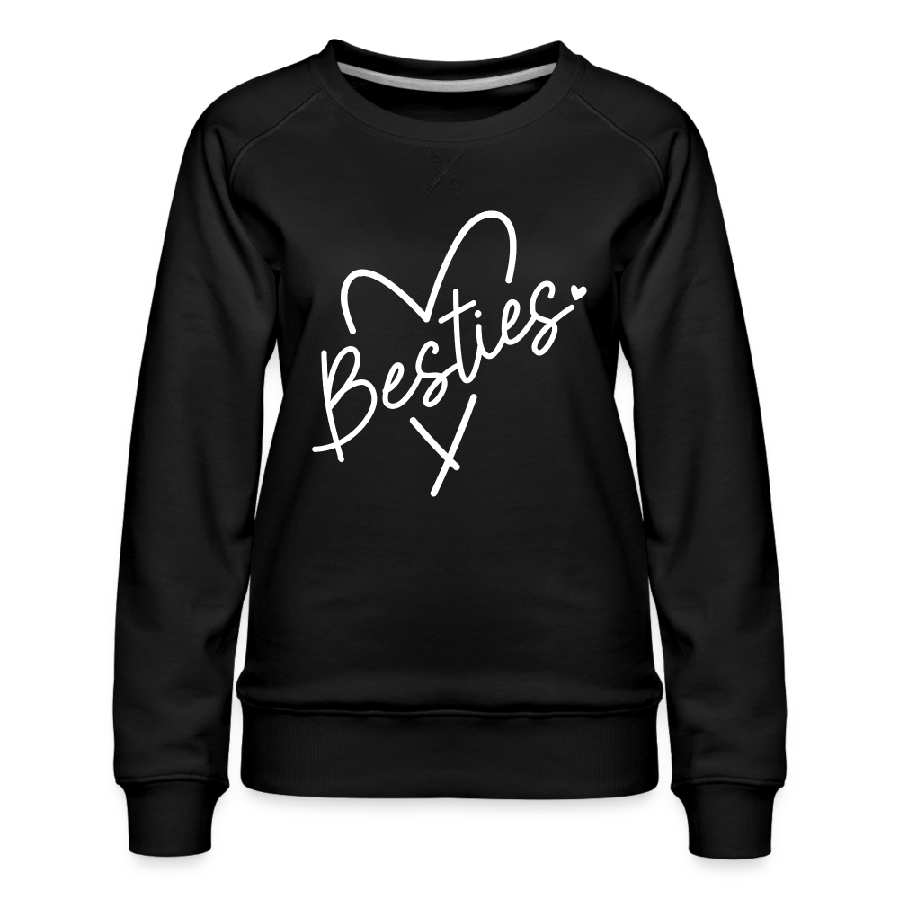 Besties : Women’s Premium Sweatshirt - black