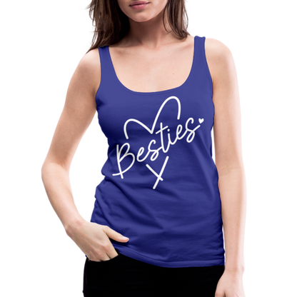 Besties : Women’s Premium Tank Top - royal blue