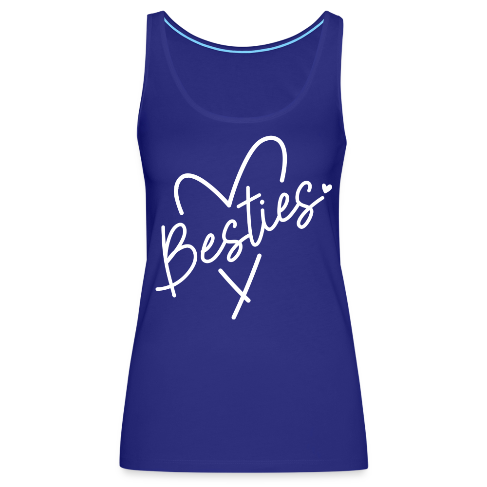 Besties : Women’s Premium Tank Top - royal blue