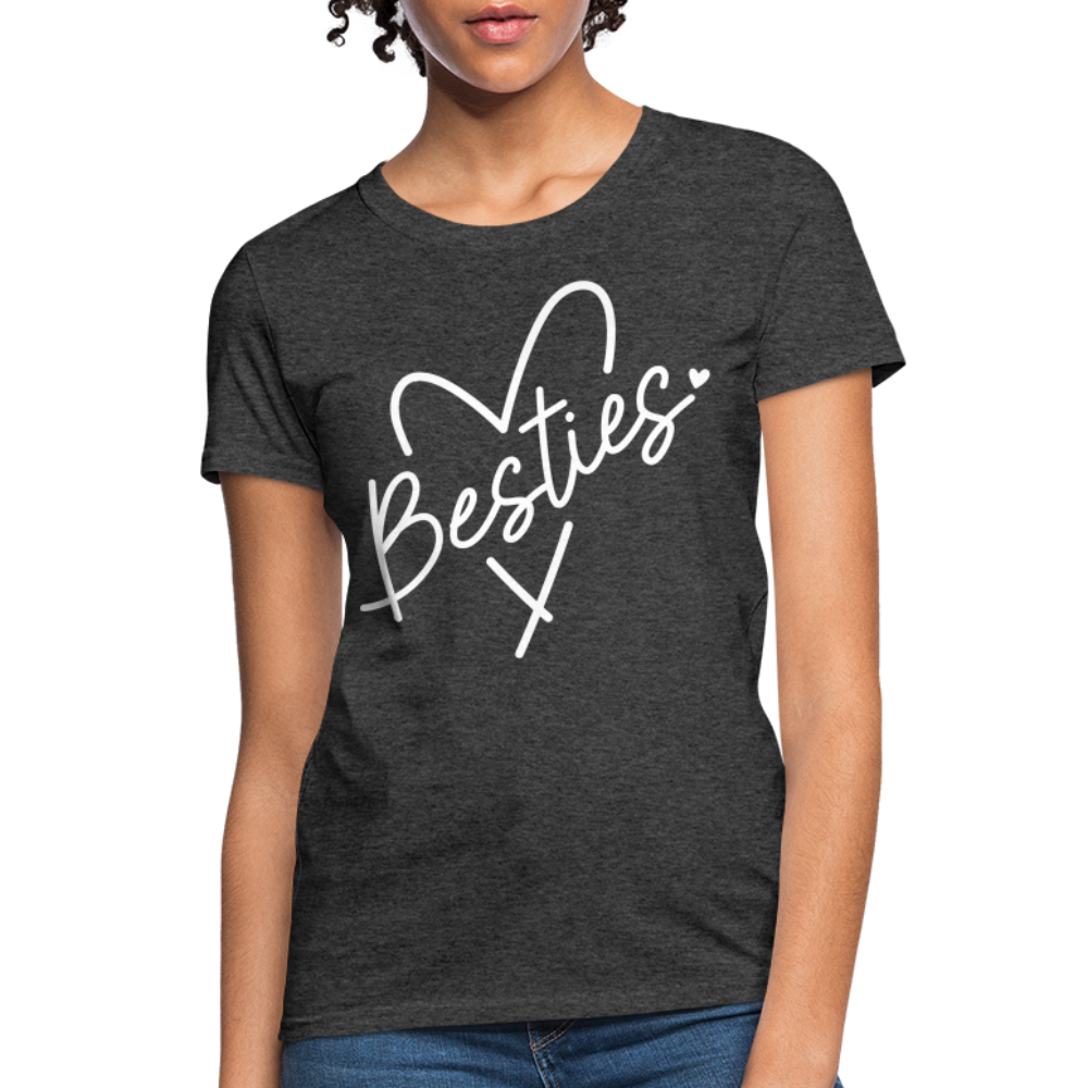 Besties : Women's T-Shirt - heather black