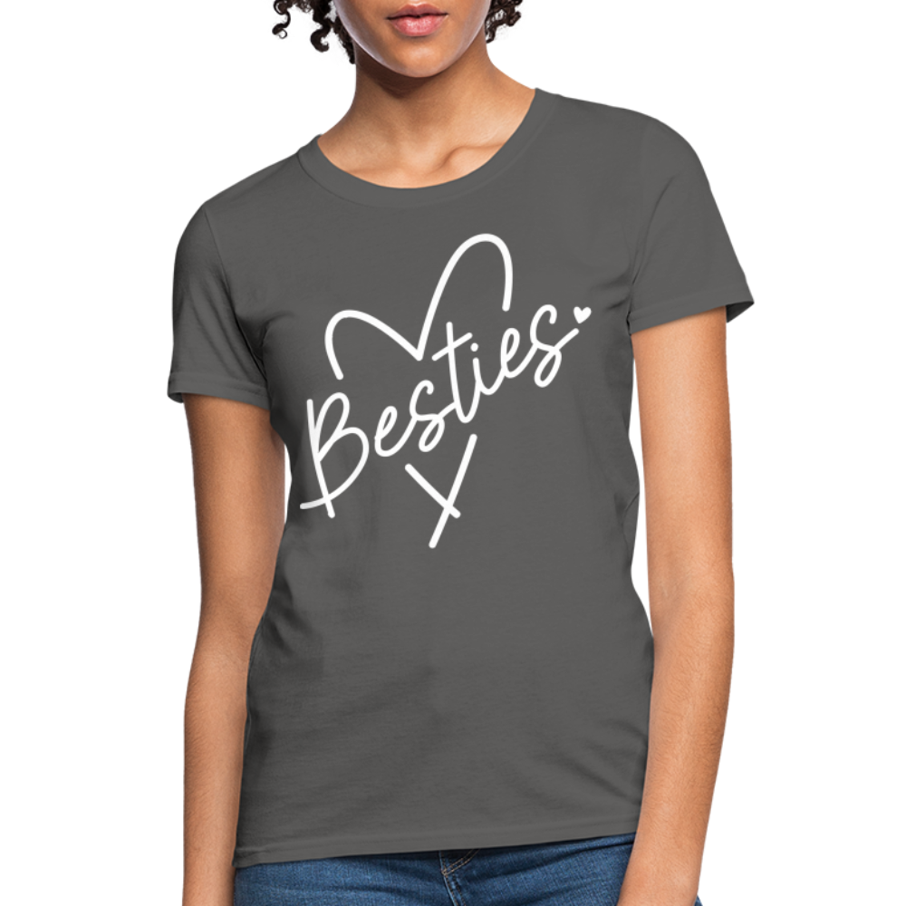 Besties : Women's T-Shirt - charcoal