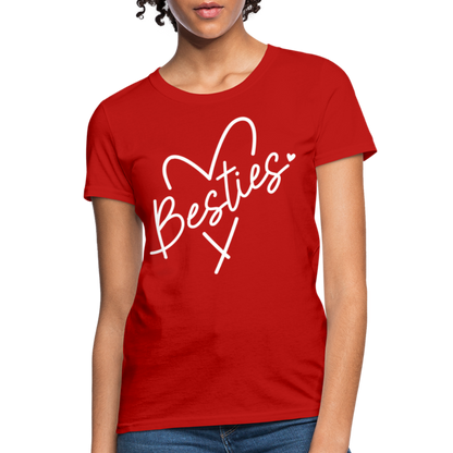 Besties : Women's T-Shirt - red