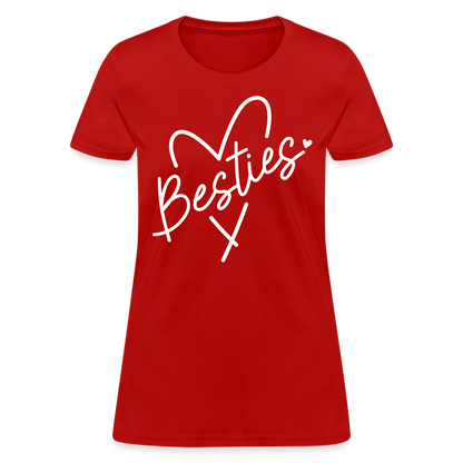 Besties : Women's T-Shirt - red