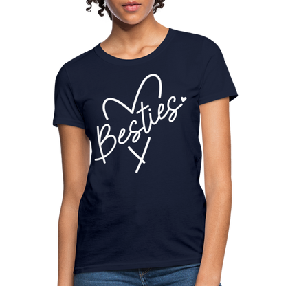 Besties : Women's T-Shirt - navy