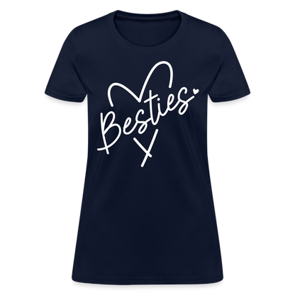 Besties : Women's T-Shirt - navy