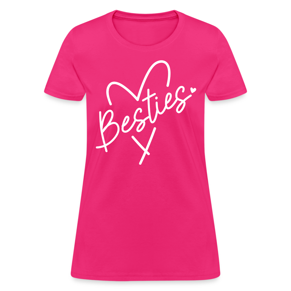 Besties : Women's T-Shirt - fuchsia