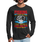 Fishing is Like Boobs : Men's Premium Long Sleeve T-Shirt