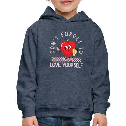 Kids‘ Premium Hoodie - heather denim