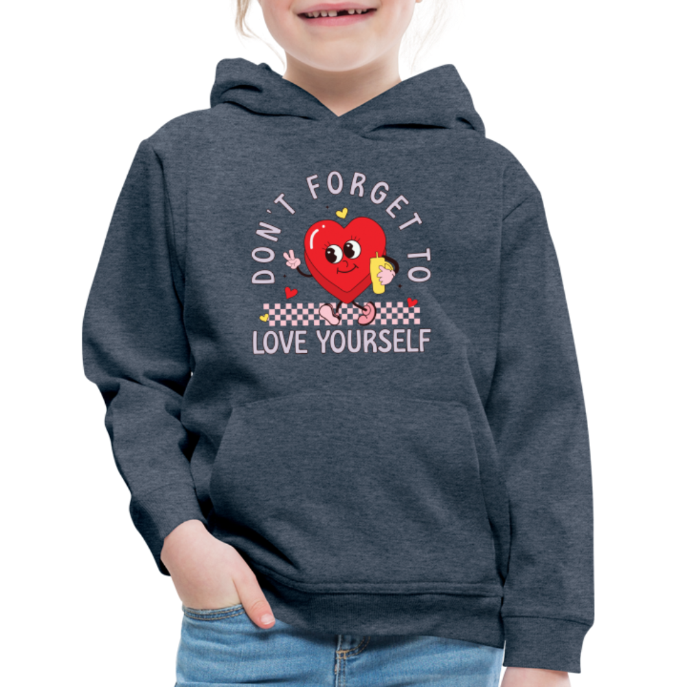 Kids‘ Premium Hoodie - heather denim