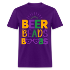 Beer Beads Boobs T-Shirt (Mardi Gras)