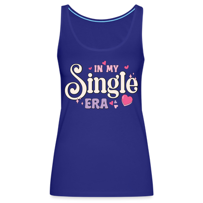 In My Single Era : Women’s Premium Tank Top - royal blue