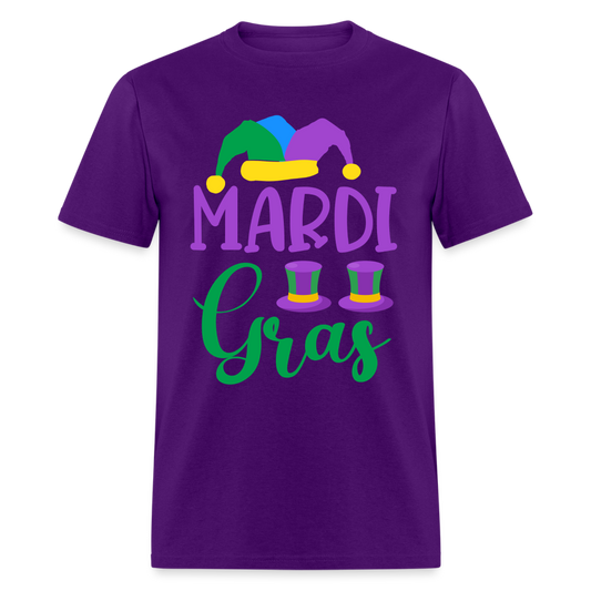 Mardi Gras T-Shirt - purple