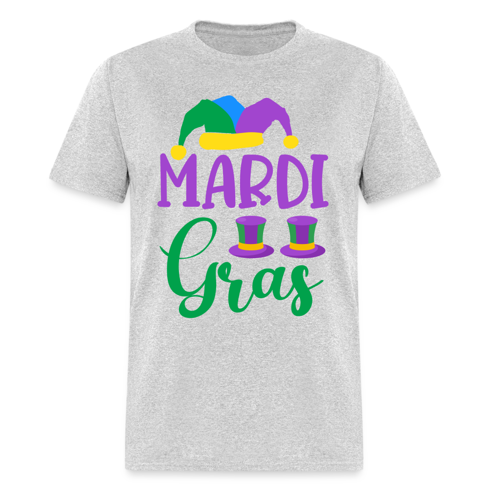 Mardi Gras T-Shirt - heather gray