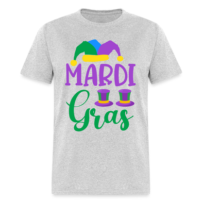 Mardi Gras T-Shirt - heather gray