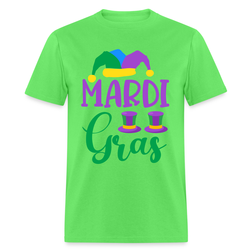 Mardi Gras T-Shirt - kiwi