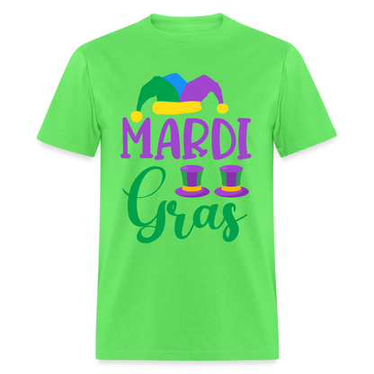 Mardi Gras T-Shirt - kiwi