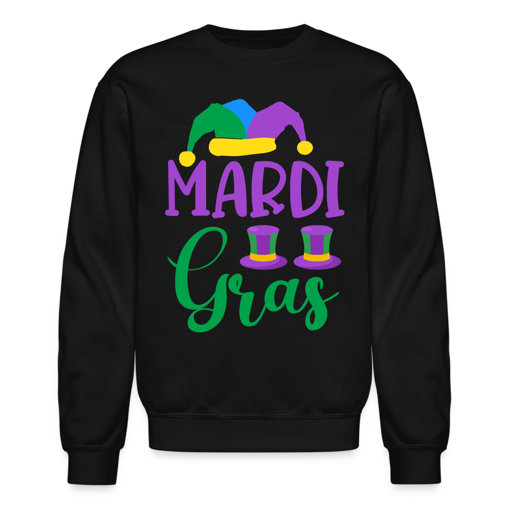 Mardi Gras Sweatshirt - black